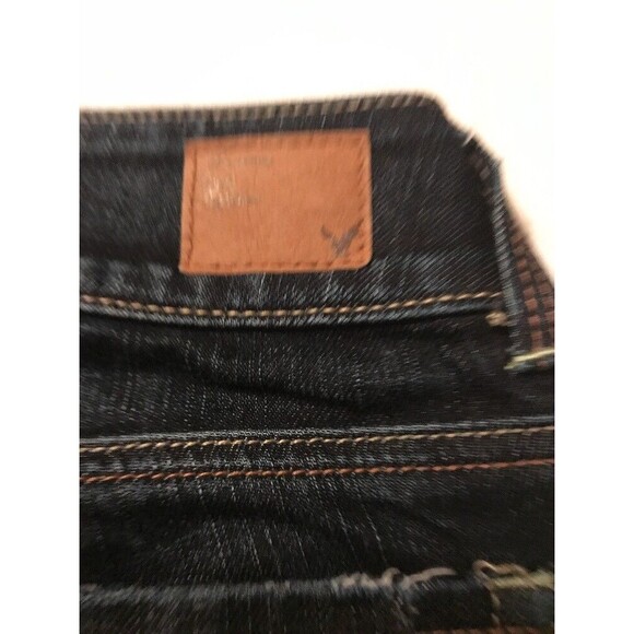 American Eagle Women's Jean Artist Crop Straight Stretch Size 00 X 25 - Picture 9 of 9